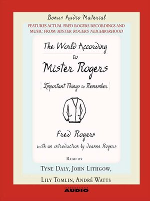 cover image of The World According to Mr. Rogers